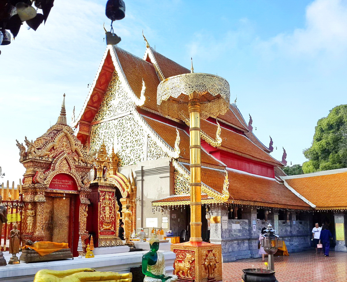 doi suthep temple, doi suthep, wat phra that doi suthep, phra that doi suthep temple