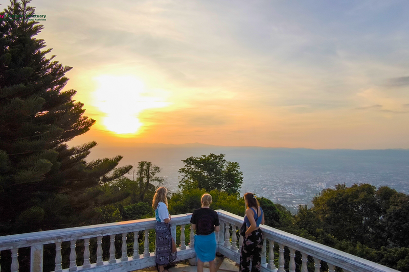 sunrise at doi suthep, sunrise at doi suthep temple, sunrise at suthep temple, sunrise tour at doi suthep temple, sunrise tour at suthep temple, sunrise at doi suthep and elephant tour