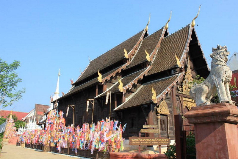 wat phan tao, phan tao temple, wat pan tao, pan tao temple, important temples in chiang mai, chiang mai tourist attractions
