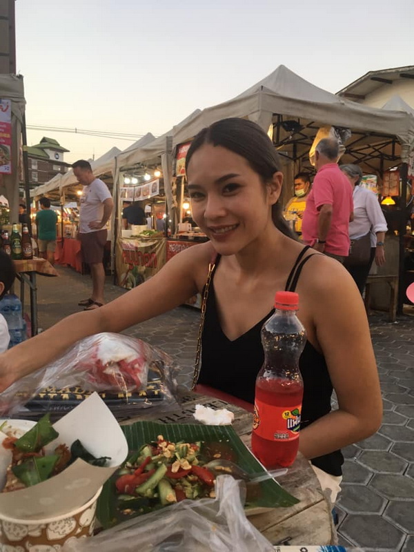 delicious street food in Saturday Walking Street