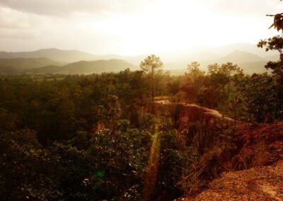 pai canyon, kong lan, sunset in pai, canyon in pai, konglan