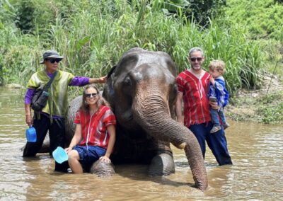 Elephant Family Chiang Rai, half day elephant chiang rai, elephant sanctuary chiang rai, karen ruammit elephant camp, chiang rai elephant bathing tour, elephant experience chiang rai, ethical elephant tour chiang rai, elephant feeding chiang rai, chiang rai elephant half day tour