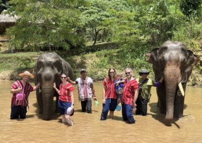 Elephant Family Chiang Rai, half day elephant chiang rai, elephant sanctuary chiang rai, karen ruammit elephant camp, chiang rai elephant bathing tour, elephant experience chiang rai, ethical elephant tour chiang rai, elephant feeding chiang rai, chiang rai elephant half day tour